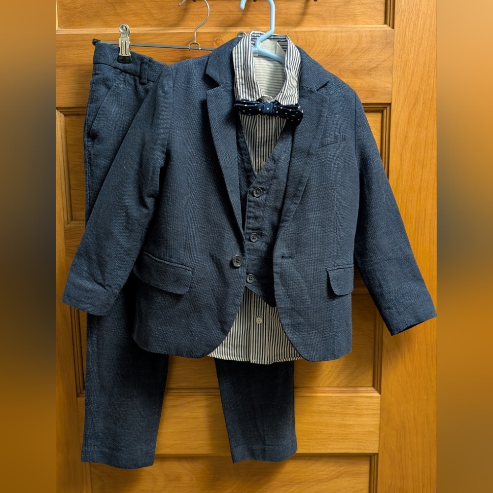 Boys H & M Linen Suit